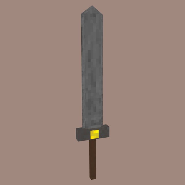 A simple medieval sword Modèle 3D .c4d .max .obj .3ds .fbx .stl .blend 