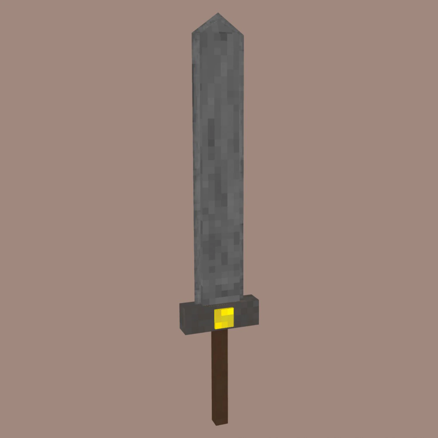 A simple medieval sword 3D Model .c4d .max .obj .3ds .fbx .stl .blend 