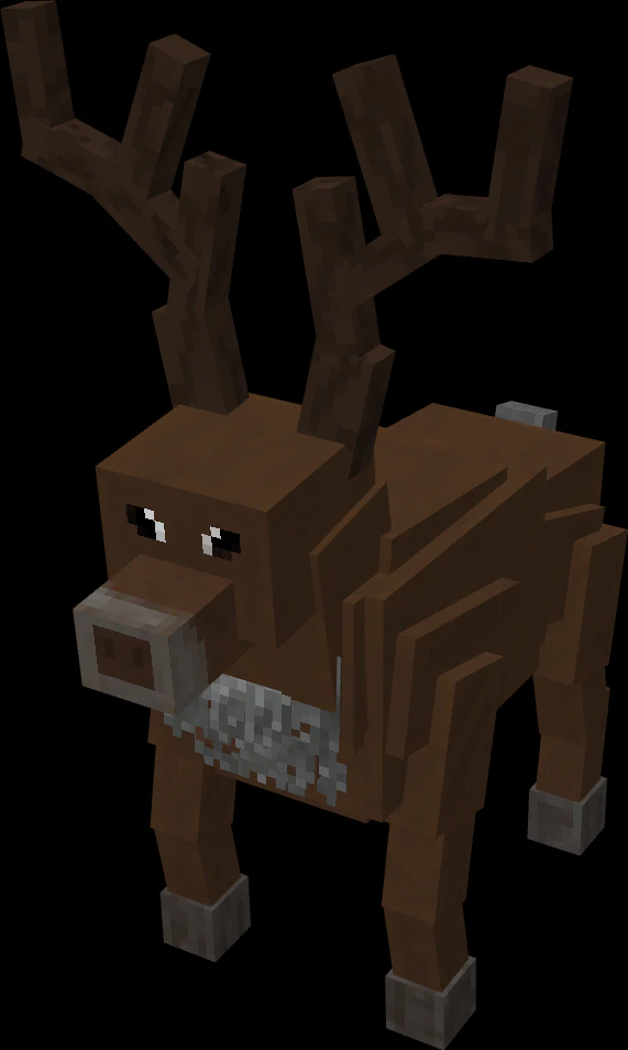 Deer with cubes 3D Model .c4d .max .obj .3ds .fbx .stl .blend