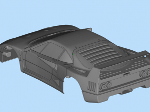 F40-printable-car 3D Принт Модель