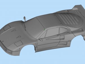 F40-printable-car 3D Baskı Modeli