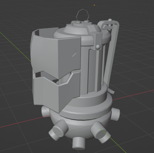 Jinxs granade 3D 模型 .c4d .max .obj .3ds .fbx .stl .blend 