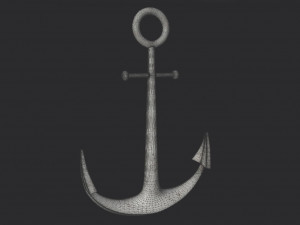 Ship anchor 3D 3D Model