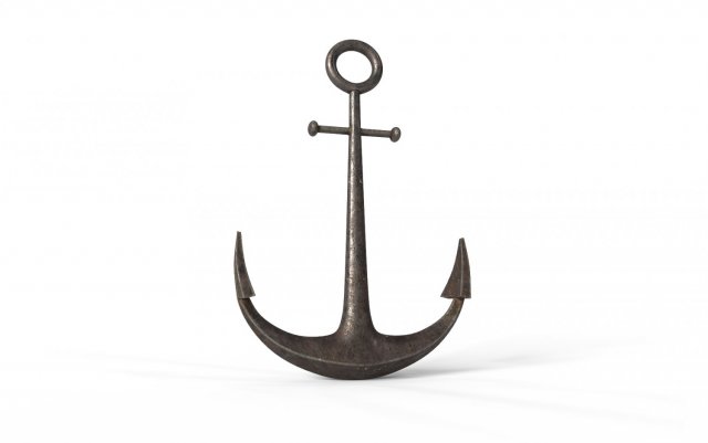 Ship anchor 3D 3D 모델 .c4d .max .obj .3ds .fbx .stl .blend 