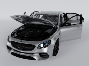 Mercedes-Benz E63 S AMG 2018 Tuned VERSION 3D MODEL 3D मॉडल