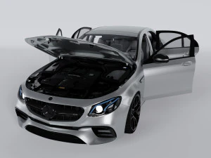 Mercedes-Benz E63 S AMG 2018 VERSIONE sintonizzata MODELLO 3D Modello 3D