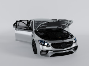 Mercedes-Benz E63 S AMG 2018 Tuned VERSION 3D MODEL 3Dモデル