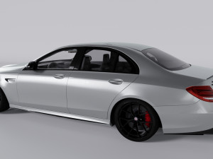 Mercedes-Benz E63 S AMG 2018 Tuned VERSION 3D MODEL 3Dモデル