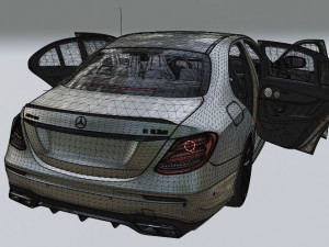 Mercedes-Benz E63 S AMG 2018 Tuned VERSION 3D MODEL 3Dモデル