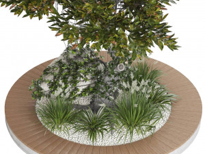 Outdoor Garden Set 01 3D Model