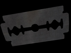 Old razor blade 3D 모델