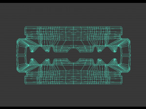 Old razor blade 3D 모델