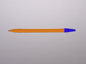 Orange pen 3D Model