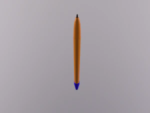 Orange pen 3D Model