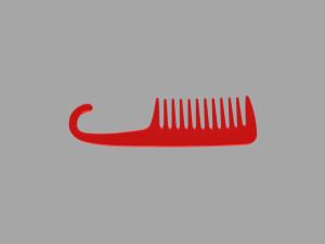Red pocket comb 3D Model