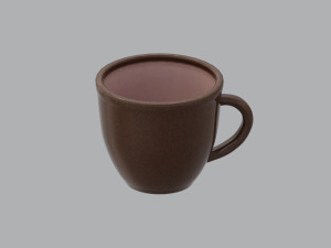 Big brown pottery cup 3D Model
