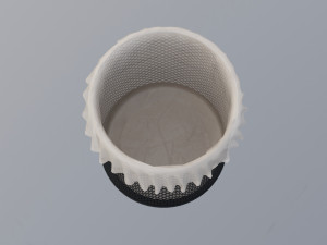 Office trashbin detailed highpoly model Modèle 3D