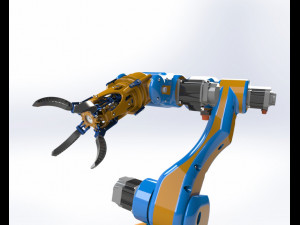 Robotic Arm Printable 3d 3D Принт Модель