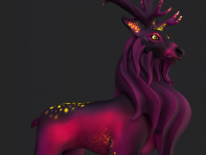 Deer Stardust 3Dモデル