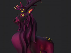 Deer Stardust 3D Model