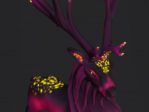 Deer Stardust 3D Model
