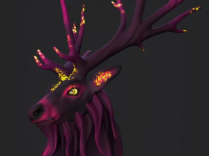 Polvere di stelle di cervo Modello 3D