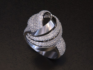 Luxury jewelry Ring 3dm 3D Print Model