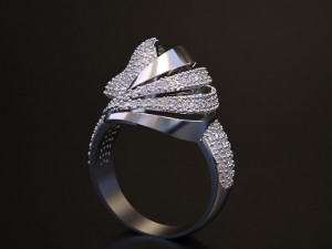 Luxury jewelry Ring 3dm 3D Print Model