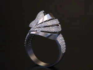 Luxury jewelry Ring 3dm 3D Print Model
