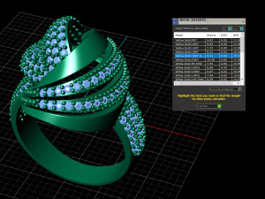 Luxury jewelry Ring 3dm 3D Print Model