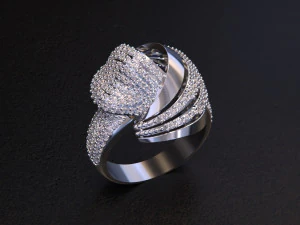 Luxury jewelry Ring 3dm 3D Print Model