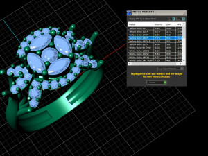 Women jewelry Ring 3dm Modelo de Impressão 3D
