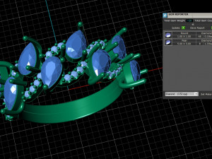 Women jewelry Ring 3dm 3D Print Model