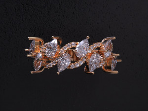 Women jewelry Ring 3dm 3D Print Model