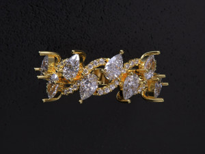 Women jewelry Ring 3dm 3D Print Model