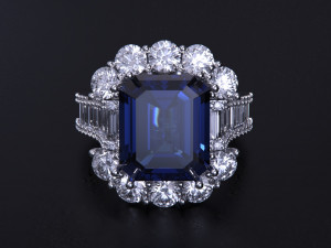 Women jewelry Ring 3Dプリントモデル