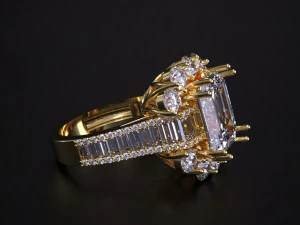 Women jewelry Ring 3D Print Model
