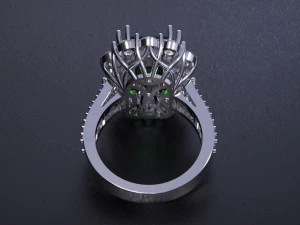 Women jewelry Ring 3D Print Model