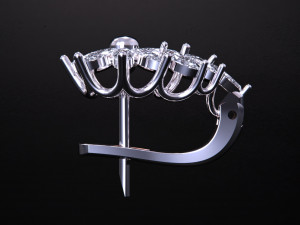 Earrings Gold 3D Baskı Modeli