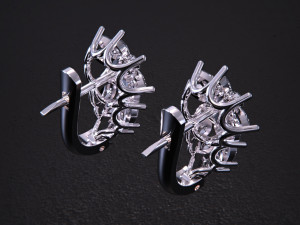 Earrings Gold 3D Baskı Modeli