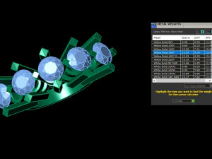 Five Stone Diamond Ring 3D Print Model