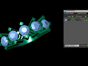 Five Stone Diamond Ring 3Dプリントモデル