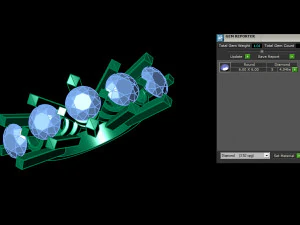 Five Stone Diamond Ring 3D Print Model