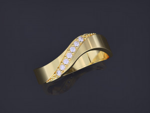 Couple Rings Set 3D Принт Модель