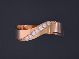 Couple Rings Set 3D Принт Модель