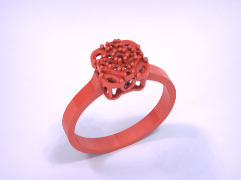 60 Women jewelry Rings Collection 3D 프린트 모델