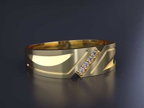 Couple Rings Jewelry Set Modelo de Impressão 3D