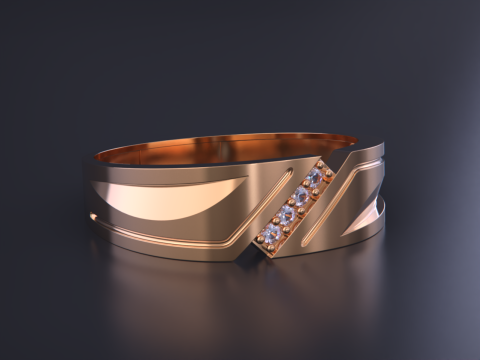 Couple Rings Jewelry Set Modelo de Impressão 3D