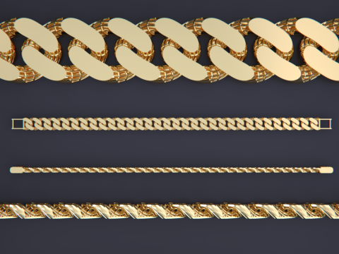 CUBAN LINK CHAIN Modelo de Impressão 3D