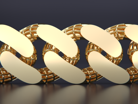 CUBAN LINK CHAIN 3D Print Model